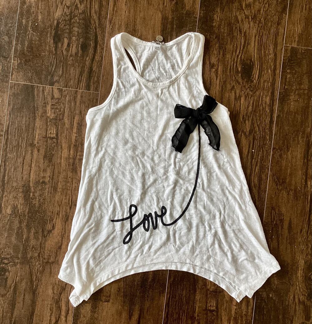 Poof! Uneven Sides Tank Top